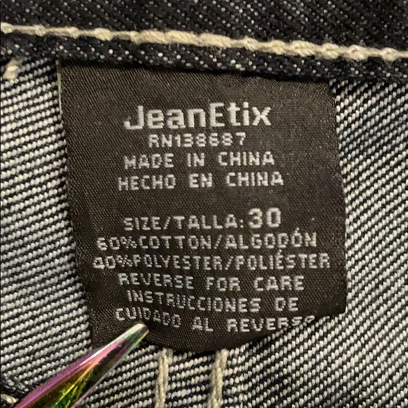 NWT Jeanetix Men’s Blue Jeans Size 30 - Picture 10 of 12